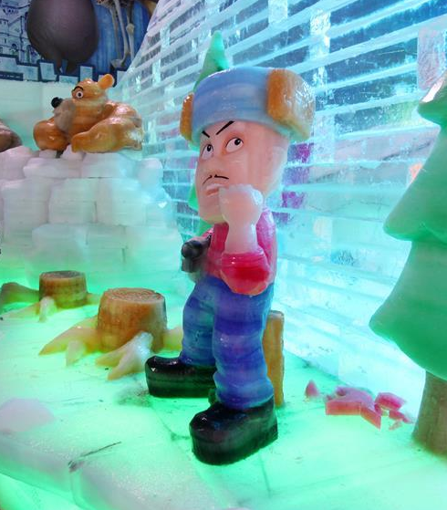 山東棗莊舉行2017年大型冰雕展 山東棗莊舉行2017年大型冰雕展